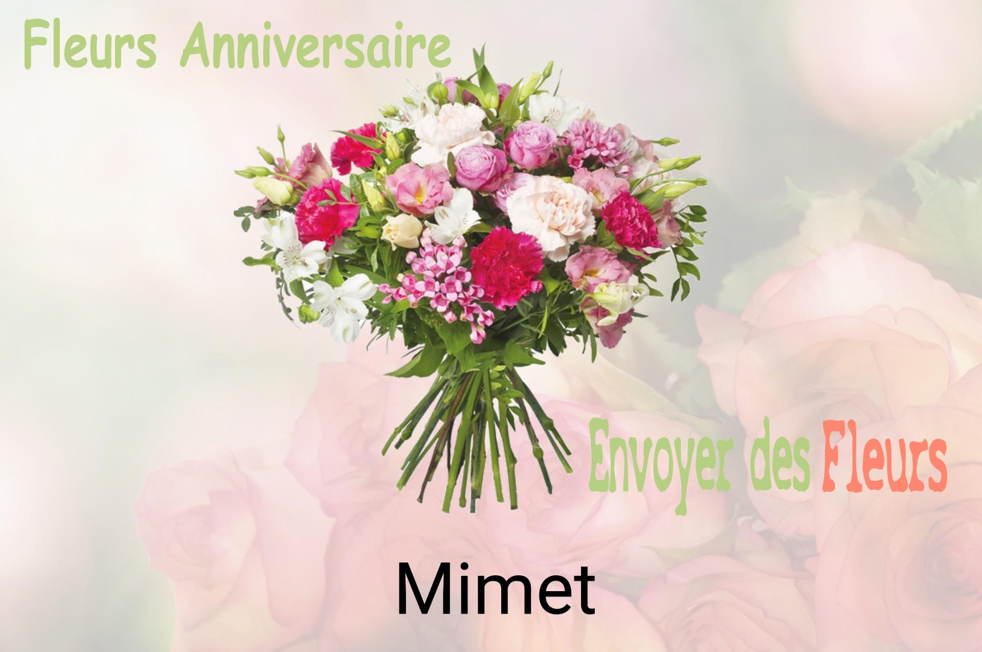 Bouquet de fleurs d’anniversaire livré à Mimet